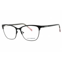 Lucky Brand Women's Eyeglasses - Black Metal Cat Eye Shape Full Rim Frame | D114 0BLA