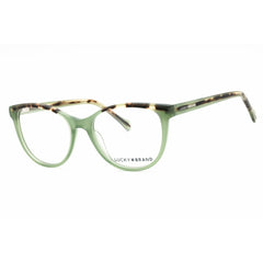 Lucky Brand Women's Eyeglasses - Green Acetate Cat Eye Full Rim Frame | D223 0GRN