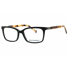 Lucky Brand Women's Eyeglasses - Black Acetate Rectangular Full Rim Frame | D224 0BLA