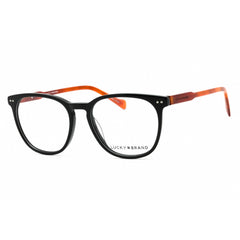 Lucky Brand Men's Eyeglasses - Black/Light Brown Square Full Rim Frame | D417 0BLL