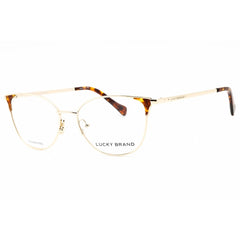 Lucky Brand Women's Eyeglasses - Gold Metal Cat Eye Full Rim Frame | VLBD125 0GOL