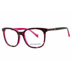 Lucky Brand Women's Eyeglasses - Pink Havana Square Full Rim Frame | VLBD234 0PHV