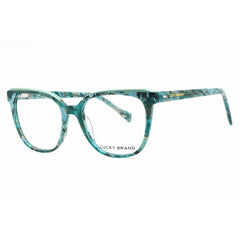 Lucky Brand Women's Eyeglasses - Teal/Havana Square Full Rim Frame | VLBD238 0TEA