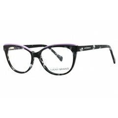 Lucky Brand Women's Eyeglasses - Black Havana Acetate Cat Eye Frame | VLBD239 0BLA