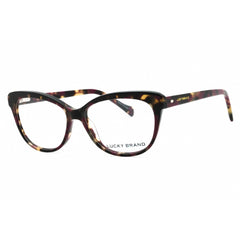 Lucky Brand Women's Eyeglasses - Burgundy/Havana Cat Eye Full Rim Frame | VLBD239 0BUR