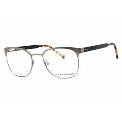 Lucky Brand Men's Eyeglasses - Gunmetal Metal Square Full Rim Frame | VLBD318 0GUN