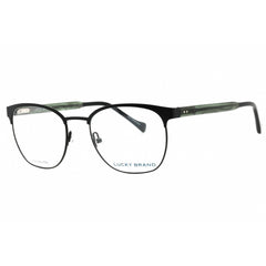 Lucky Brand Men's Eyeglasses - Black Metal Square Shape Full Rim Frame | VLBD318 0BLA