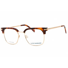 Lucky Brand Men's Eyeglasses - Gold Metal Square Shape Full Rim Frame | VLBD322 0GOL