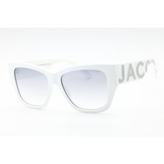 Marc Jacobs Women's Sunglasses - White Grey Cat Eye Full Rim | MARC 695/S 0HYM IC