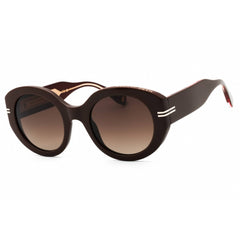 Marc Jacobs Women's Sunglasses - Brown Plastic Oval Full Rim Frame | MJ 1110/S 009Q HA