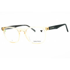 Nautica Men's Eyeglasses - Sand Crystal Injected Propionate Rectangular | N8188 205