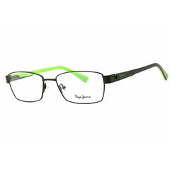 Pepe Jeans Men's Eyeglasses - Green Metal Rectangular Full Rim Frame | PJ1195 JARED C4