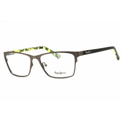 Pepe Jeans Women's Eyeglasses - Gunmetal Metal Rectangular Frame | PJ1224 ALISTAIR C8