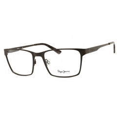 Pepe Jeans Men's Eyeglasses - Brown Metal Square Full Rim Frame | PJ1256 DECLAN C2