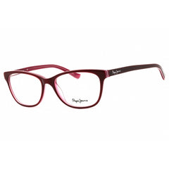 Pepe Jeans Women's Eyeglasses - Red Plastic Cat Eye Full Rim Frame | PJ3222 ELANOR C3