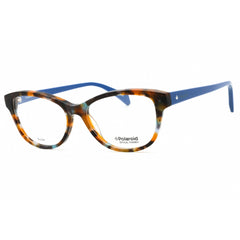 Polaroid Core Women's Eyeglasses - Azure Havana Cat Eye Full Rim | PLD D370 0R8M 00