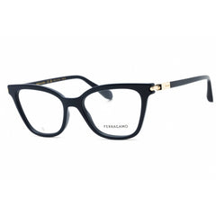 Salvatore Ferragamo Women's Eyeglasses - Blue Navy Cat Eye Full Rim Frame | SF2991 414