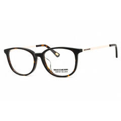 Skechers Women's Eyeglasses - Dark Havana Acetate Square Full Rim Frame | SE2230-D 052