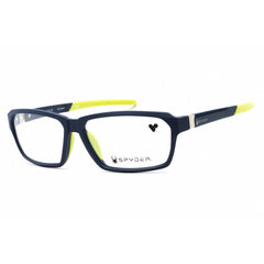 Spyder Men's Eyeglasses - Navy Injected Propionate Rectangular Full Rim | SP4017 414
