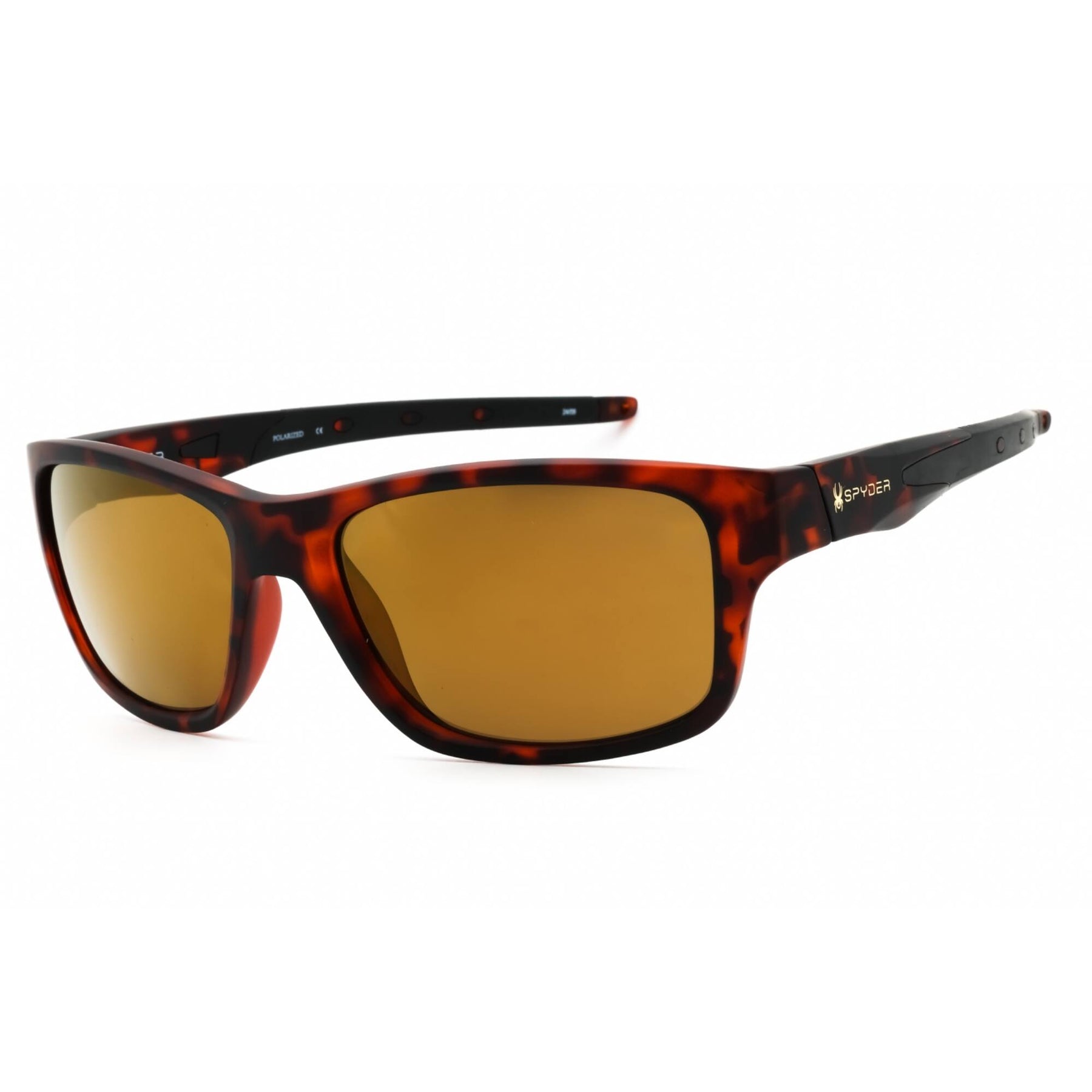 spyder goggles Spyder Men's Sunglasses - Tortoise Injected Propionate Full Rim Frame