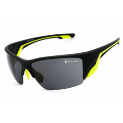 Spyder Men's Sunglasses - Black Diamond Sport Wraparound Half Rim Frame | SP6035 001