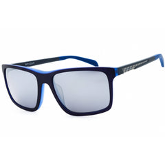 Spyder Men's Sunglasses - Grey Lens Navy Acetate Square Full Rim Frame | SP6037 414