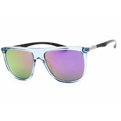 Spyder Men's Sunglasses - Blue Crystal Acetate Square Full Rim Frame | SP6043 400