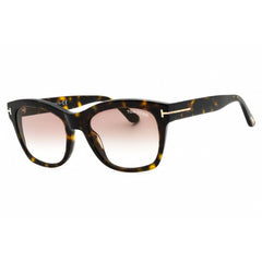 Tom Ford Women's Sunglasses - Dark Havana Acetate Cat Eye Full Rim Frame | FT0614 52F