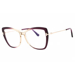 Tom Ford Women's Eyeglasses - Violet/Other Acetate Cat Eye Full Rim | FT5882-B 083