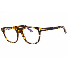 Tom Ford Men's Eyeglasses - Blonde Havana Acetate Square Full Rim Frame | FT5939-B 053