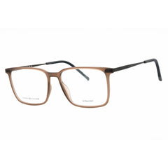Tommy Hilfiger Men's Eyeglasses - Matte Brown Plastic Square Frame | TH 2019 04IN 00