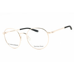 Under Armour Unisex Eyeglasses - Light Gold Round Full Rim Frame | UA 5048/G 03YG 00
