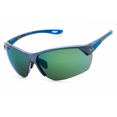 Under Armour Men's Sunglasses - Navy Blue Plastic Half Rim Frame | UA COMPETE 009V V8