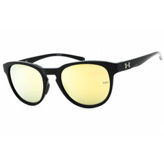 Under Armour Unisex Sunglasses - Black Plastic Round Full Rim | UA SKYLAR 0807 SQ