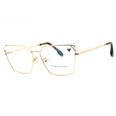 Victoria Beckham Women's Eyeglasses - Gold/Tortoise Metal Cat Eye Frame | VB2126 716