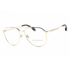 Victoria Beckham Women's Eyeglasses - Light Gold Aviator Full Rim Frame | VB2133 715