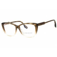 Victoria Beckham Women's Eyeglasses - Khaki/Nude Acetate Cat Eye Frame | VB2623 317