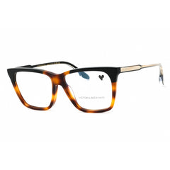Victoria Beckham Women's Eyeglasses - Black/Tortoise Square Full Rim | VB2631 005