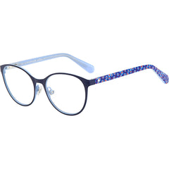 Kate Spade Women's Eyeglasses - Blue Metal Cat Eye Shape Full Rim Frame | CARPI 0PJP