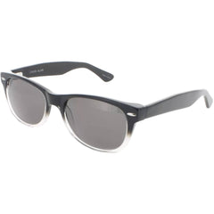Chadalan Unisex Sunglasses - Black/Crystal Plastic Square Full Rim | HADEN-BLK/CRY