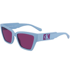Calvin Klein Jeans Women's Sunglasses - Azure Plastic Cat Eye Frame | CKJ23624S 450