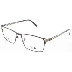 Contrast Unisex Eyeglasses - Demo Lens Rectangular Full Rim Frame | Maverick Brown