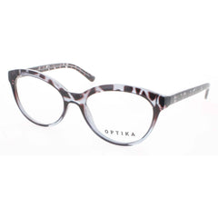 Optika Unisex Eyeglasses - Blue Plastic Cat Eye Shape Full Rim Frame | OP 103 BLUE 52