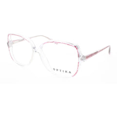 Optika Unisex Eyeglasses - Rose Plastic Butterfly Full Rim Frame | OP 107 ROSE 53