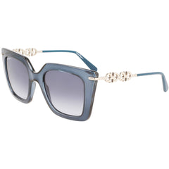 Salvatore Ferragamo Women's Sunglasses - Transparent Blue Full Rim Frame | SF1041S 432