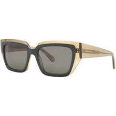 Salvatore Ferragamo Women's Sunglasses - Transparent Khaki Full Rim | SF2002S 327
