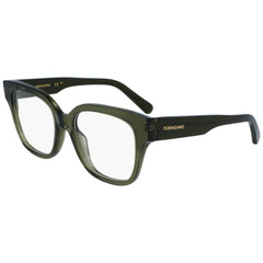 Salvatore Ferragamo Women's Eyeglasses - Transparent Khaki Frame | SF2952N 320 53