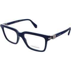 Salvatore Ferragamo Men's Eyeglasses - Navy Blue Plastic Square Frame | SF2978 414 54