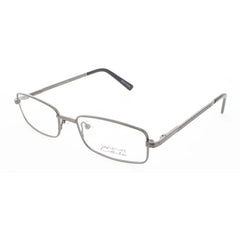 Signature Unisex Eyeglasses - Gunmetal Rectangular Full Rim Frame | 1119 Gunmetal 52