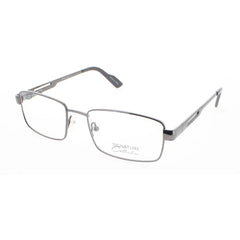 Signature Unisex Eyeglasses - Gunmetal Metal Rectangular Frame | Pn102 Gunmetal 54